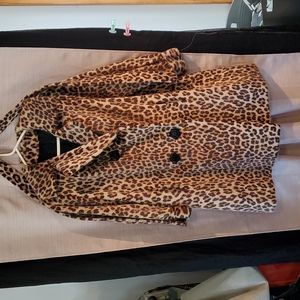 50's vintage somah leopard print